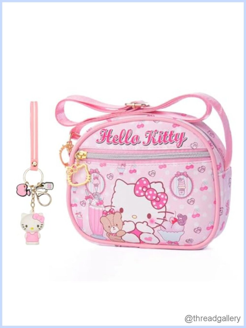 Cute Crossbody Purse Mini Soft PU Leather Messenger Shoulder Bag Gift for Her